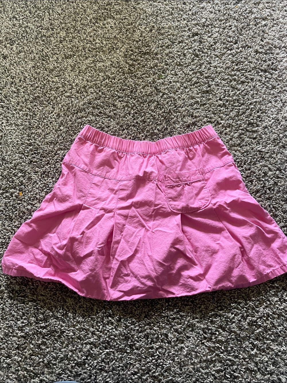 L.L. Bean Girls' Bubblegum Pink Skort with Elastic Waistband